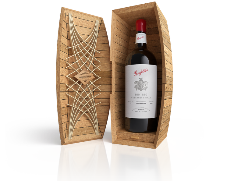 Penfolds Bin 180 3L, hand crafted giftbox