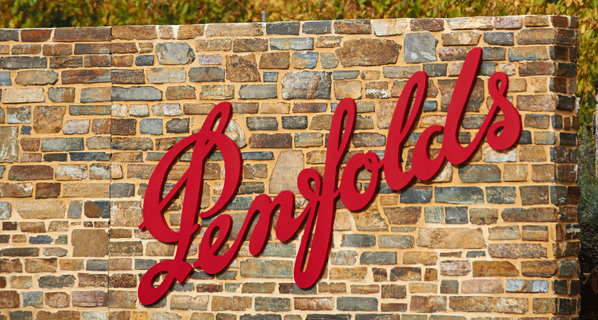 The entrance sign at Penfolds Magill Estate