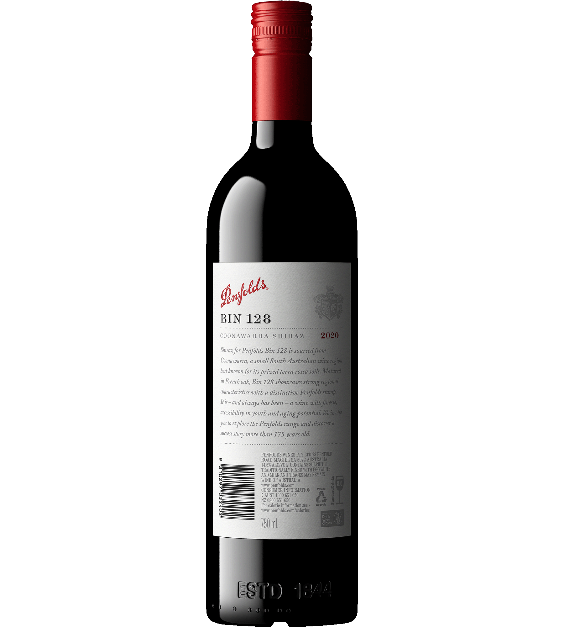 Bin 128 Coonawarra Shiraz 2020 | Penfolds Wines