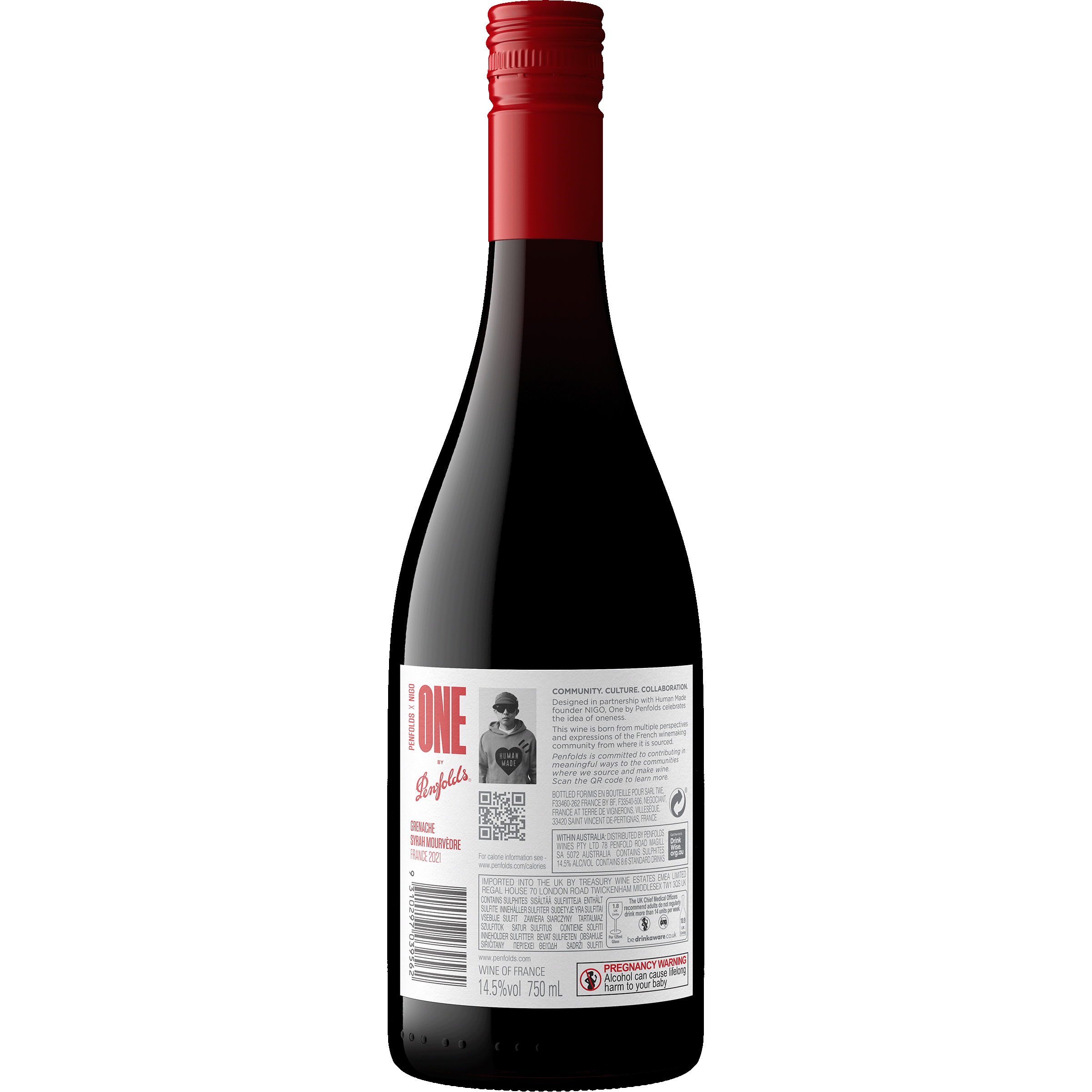 One by Penfolds France Grenache Syrah Mourvèdre 2021 | Penfolds Wines